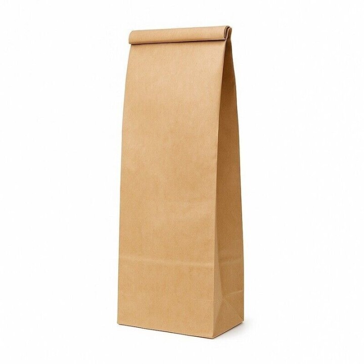Bolsa Kraft Natural - 500 g + Clip Kraft - Accesorios para té