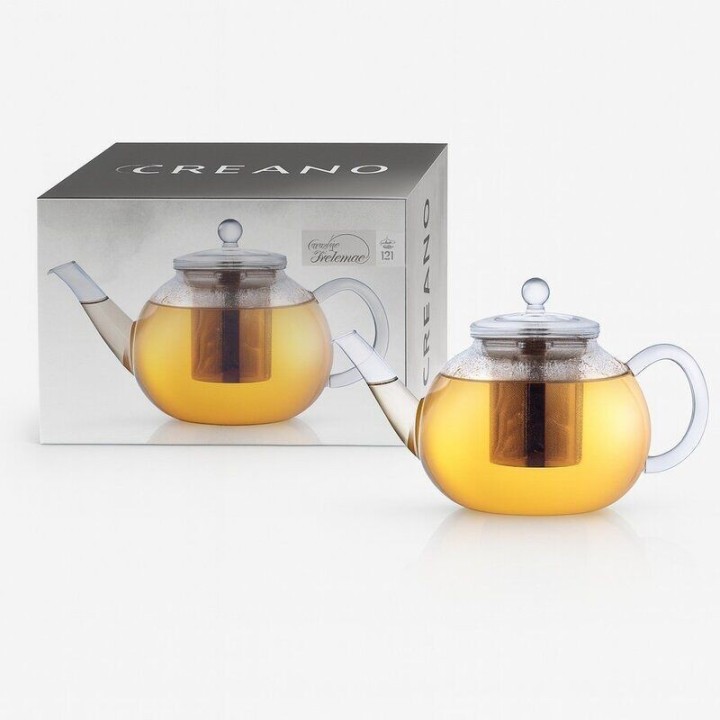 Tetera de vidrio Creano con infusor - 1200 ml - Accesorios para té