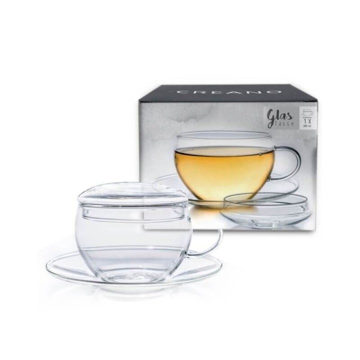 Tazas de cristal Creano - Caja 2 x 200 ml - Accesorios para té