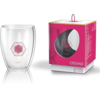 Copo de Vidro Duplo Creano - Flower of Life