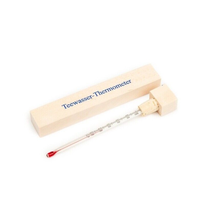 Termómetro para té en caja de madera - Accesorios para el té