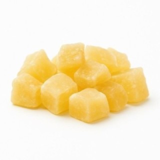 Piña deshidratada, cubitos - dulce tropical - Bolsa de 500 g