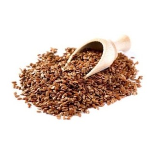 Semillas de lino marrón (Linum usitatissimum) - crujientes naturales - Bolsa de 1 kg