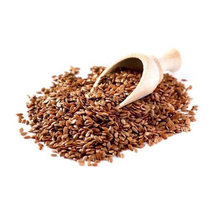 Semillas de lino marrón (Linum usitatissimum) - crujientes naturales - Bolsa de 1 kg