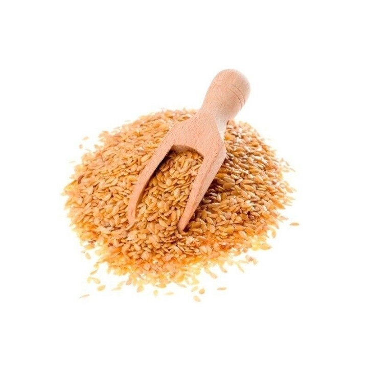 Semillas de lino dorado (Linum usitatissimum) - crujientes naturales - Bolsa de 1 kg