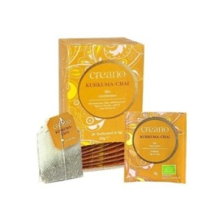 Creano Curcuma Chai Bio - especias aromáticas - 20 bolsitas