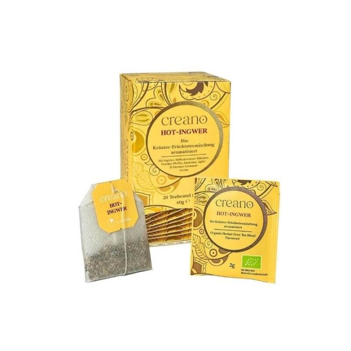 Creano Jengibre y Limón Bio - toque cítrico - 20 bolsitas