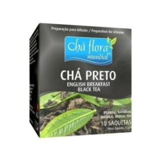 Té negro puro - estimulante - 10 bolsitas