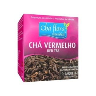 Chá Vermelho Pu Erh - 10 Saquetas