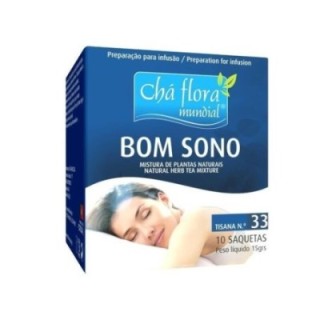 Tisana Bom Sono (Tisana para dormir bien) - aromática - 10 bolsitas