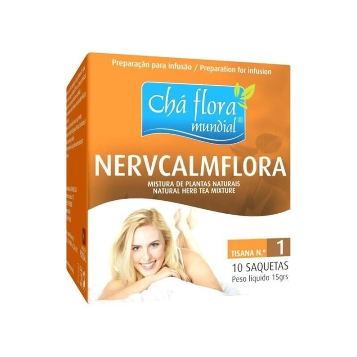 Tisana Medicinal Nervos - aromática - 10 bolsitas