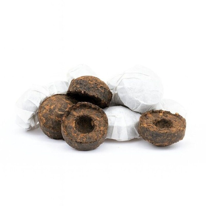 Chá Vermelho Pu Erh Mini TuoCha - 5grs