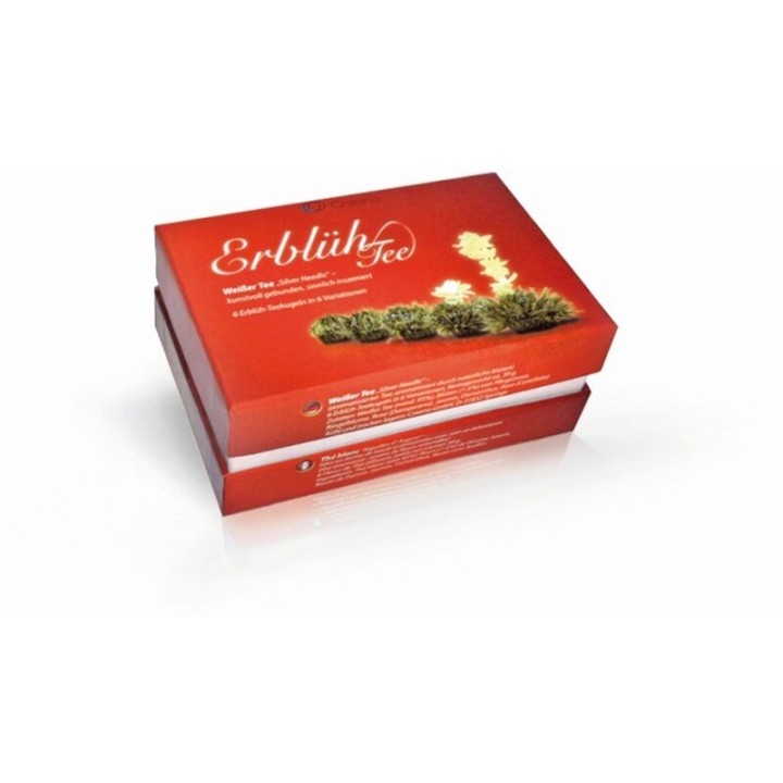 Caja Creano Tarjeta - 6 Flores de Té - pack premium