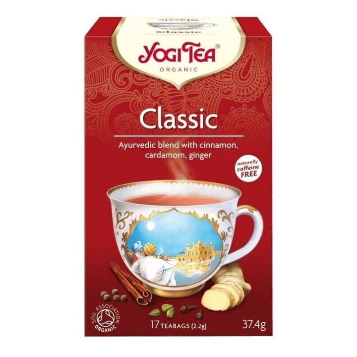 Yogi Tea Clásico Bio - 17 bolsitas - canela y jengibre