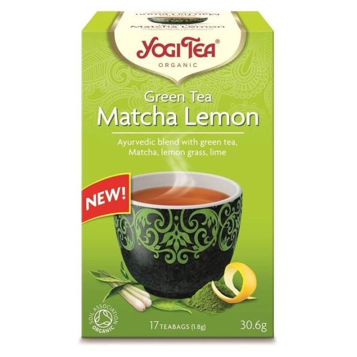 Yogi Tea Matcha e Limão - 17 Saquetas