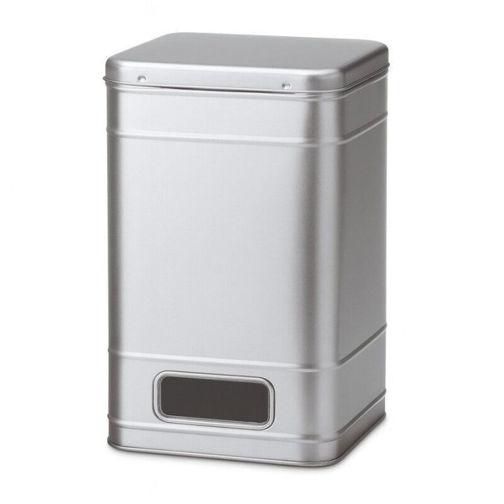 Lata Prateada com Visor para Expositor - 2kg - Acessórios de Chá