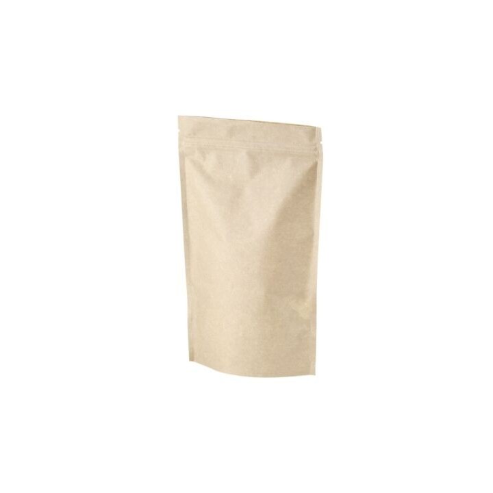 Bolsa Zipbag kraft 100 g - 130 x 200 mm - Accesorios para té