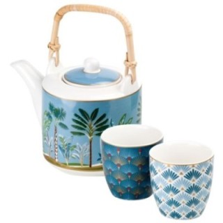 Juego de té «Marajah», tetera con 2 tazas - Accesorios para el té