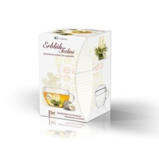 Caja Tealini - 8 flores + 1 taza de cristal de 200 ml - pack premium
