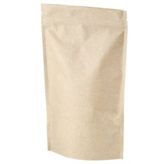 Bolsa Zipbag kraft 500 g - 210 x 380 mm - Accesorios para té