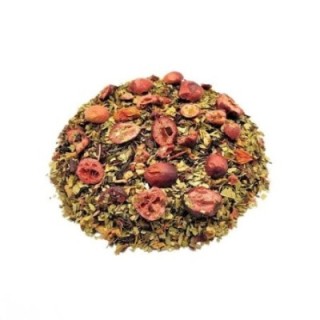 Tisana revitalizante de arándano y mate: energía y frescura - Bolsa de 200 g