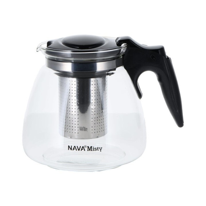 Tetera de vidrio Misty con infusor de acero inoxidable - 1100 ml - Accesorios para té
