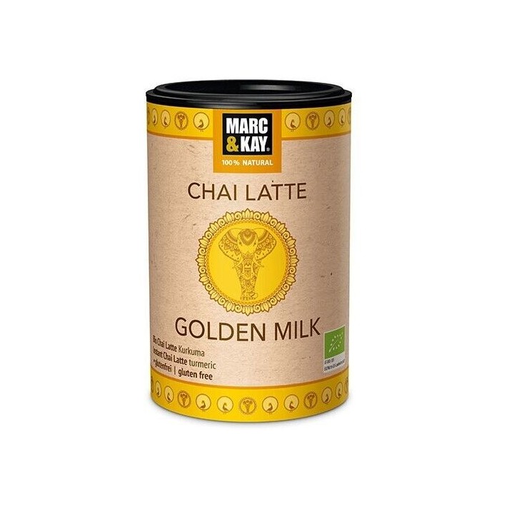 Chai Latte Golden Milk Ecológico 250 g - Cúrcuma y especias aromáticas