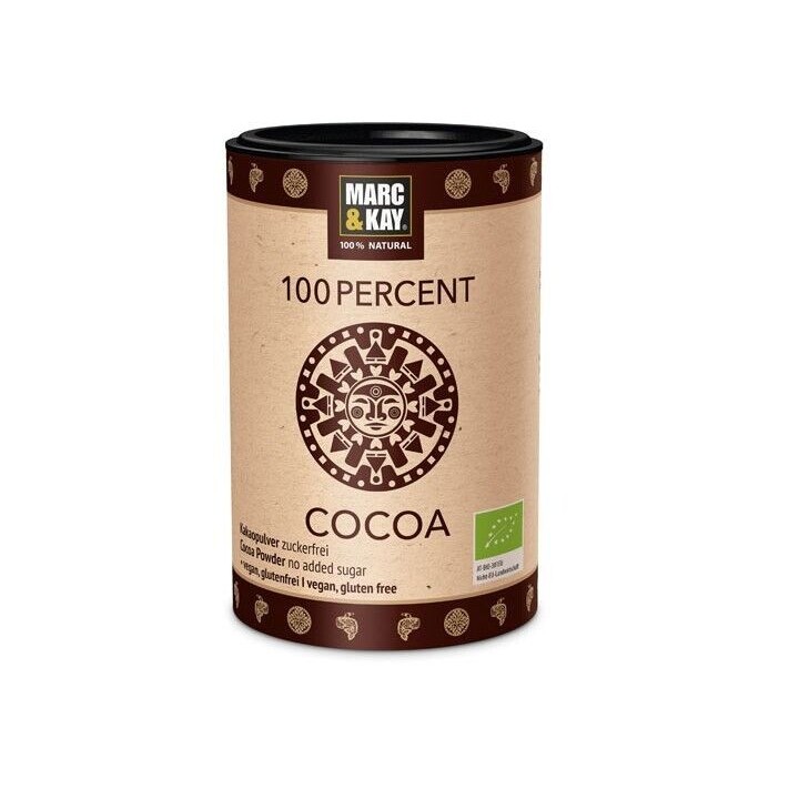 100 % cacao en polvo ecológico - cacao puro - Bolsa de 175 g