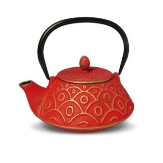 Tetera de hierro rojo Benxi – 800 ml - Accesorios para el té
