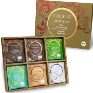 Caja de tés Creano Golden Bio - selección premium - 24 bolsitas