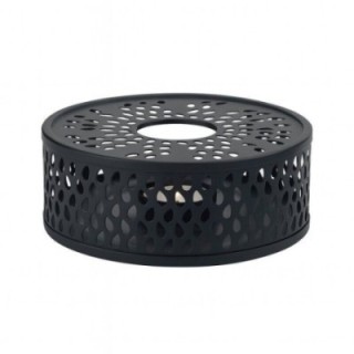 Calentador de té de acero inoxidable - Leaf Black - Ø 14 cm - Accesorios para el té
