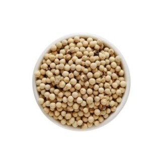 Pimienta blanca en grano (Piper nigrum) - aroma intenso - Bolsa de 1 kg
