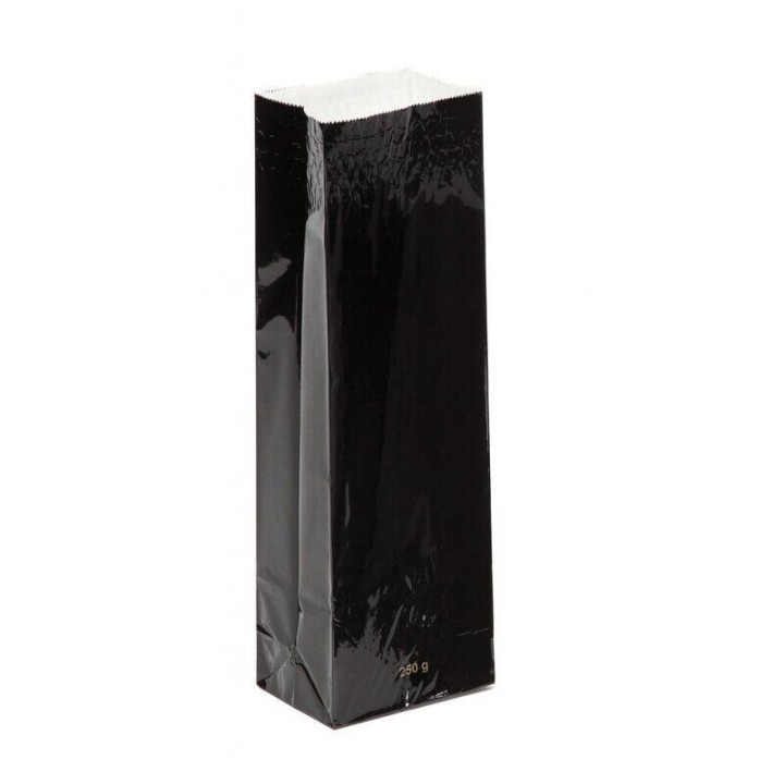 Bolsa negra brillante - 250 g - Accesorios para té