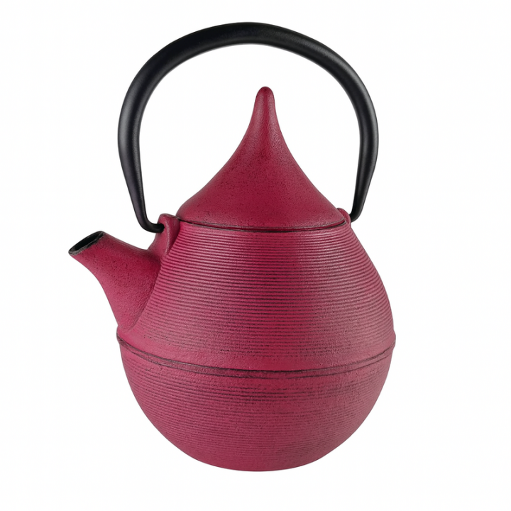 Tetera de hierro rosa Kanji – 700 ml - Accesorios para el té