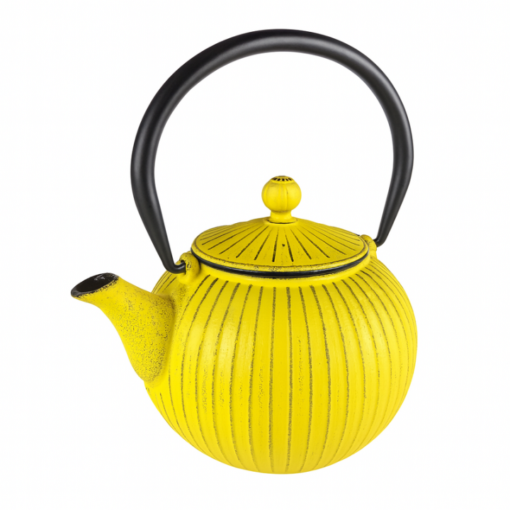 Bule de Ferro Amarelo Shatra – 800ml - Acessórios de Chá