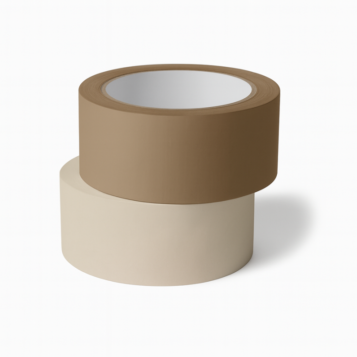 Cinta adhesiva marrón 48 mm x 120 m: resistente y profesional