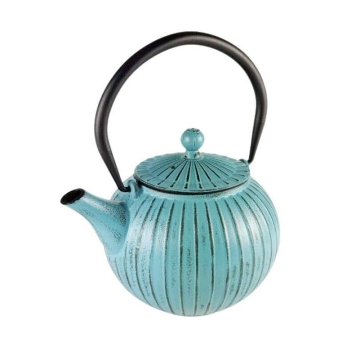 Tetera de hierro turquesa Apsara – 800 ml - Accesorios para el té
