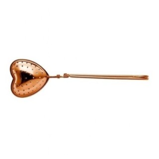 Infusor para té - Pinza con corazón rosa